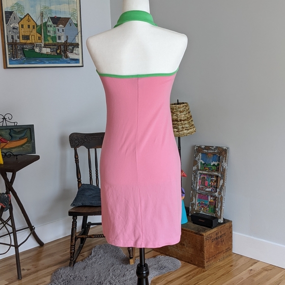 Lacoste Pique Halter Style Dress. Size 38. EUC. - Picture 6 of 10